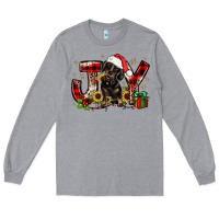 Heather Grey christmas joy dachshund Long Sleeve Tee - JahusDesignShop