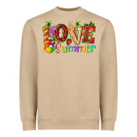 Mushroom love summer with strawberry Heavyweight Sweatshirt - texasbilliewilder