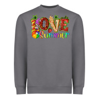 Storm love summer with strawberry Heavyweight Sweatshirt - texasbilliewilder