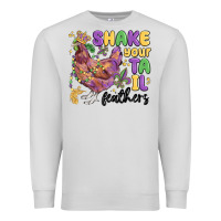 Dove Grey shake your tail feathers Premium Sweatshirt - MaliasSmallBusiness