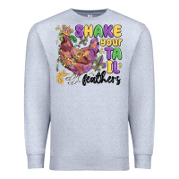 Heather Grey shake your tail feathers Premium Sweatshirt - MaliasSmallBusiness