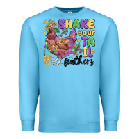Ocean Blue shake your tail feathers Premium Sweatshirt - MaliasSmallBusiness