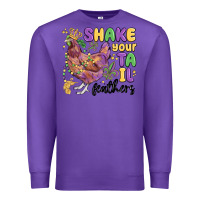 Purple shake your tail feathers Premium Sweatshirt - MaliasSmallBusiness