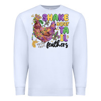 White shake your tail feathers Premium Sweatshirt - MaliasSmallBusiness