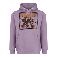 Lavender powered by the black women before me Heavyweight Hoodie - MaliasSmallBusiness