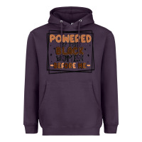 Plum powered by the black women before me Heavyweight Hoodie - MaliasSmallBusiness
