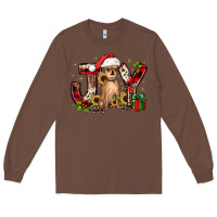 Chestnut Christmas joy chihuahua Long Sleeve Tee - JahusDesignShop