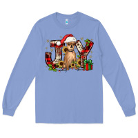 Colony Blue Christmas joy chihuahua Long Sleeve Tee - JahusDesignShop