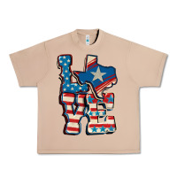 Burro Love Texas  4th of july Urban Heavy Tee - CowGirlArtShop