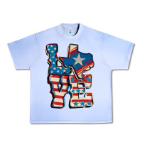 Grape Ice Love Texas  4th of july Urban Heavy Tee - CowGirlArtShop