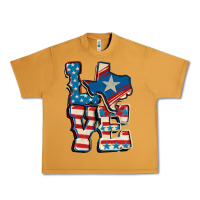 Peanut Butter Love Texas  4th of july Urban Heavy Tee - CowGirlArtShop