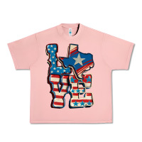 Salmon Love Texas  4th of july Urban Heavy Tee - CowGirlArtShop