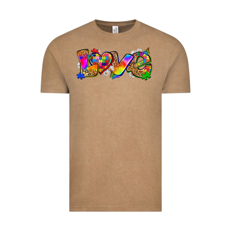 Love Autism Vintage Tee by Zillion Design Studio | Teevron