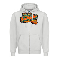 Hello Pumpkin Black Zipper Hoodie | Teevron