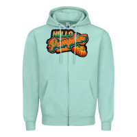 Seafoam hello pumpkin black Zipper Hoodie - JahusDesignShop