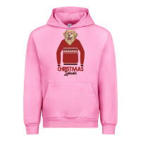 Fuchsia Pink Christmas Labrador Urban Hoodie - Bettercallsaul