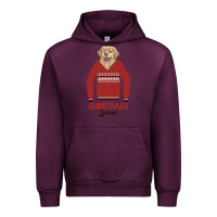 Mauve Wine Christmas Labrador Urban Hoodie - Bettercallsaul