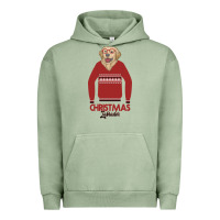 Pigment Oil Green Christmas Labrador Urban Hoodie - Bettercallsaul
