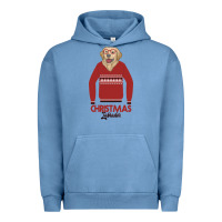 Pigment Pebble Blue Christmas Labrador Urban Hoodie - Bettercallsaul