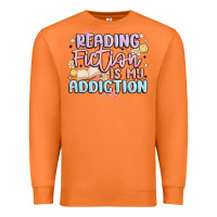 Carrot reading fiction is my addiction Premium Sweatshirt - MaliasSmallBusiness