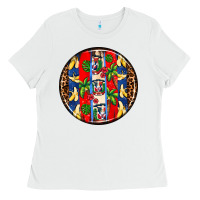 White dominican republic coasters Ladies Tee - AdoDesignShop