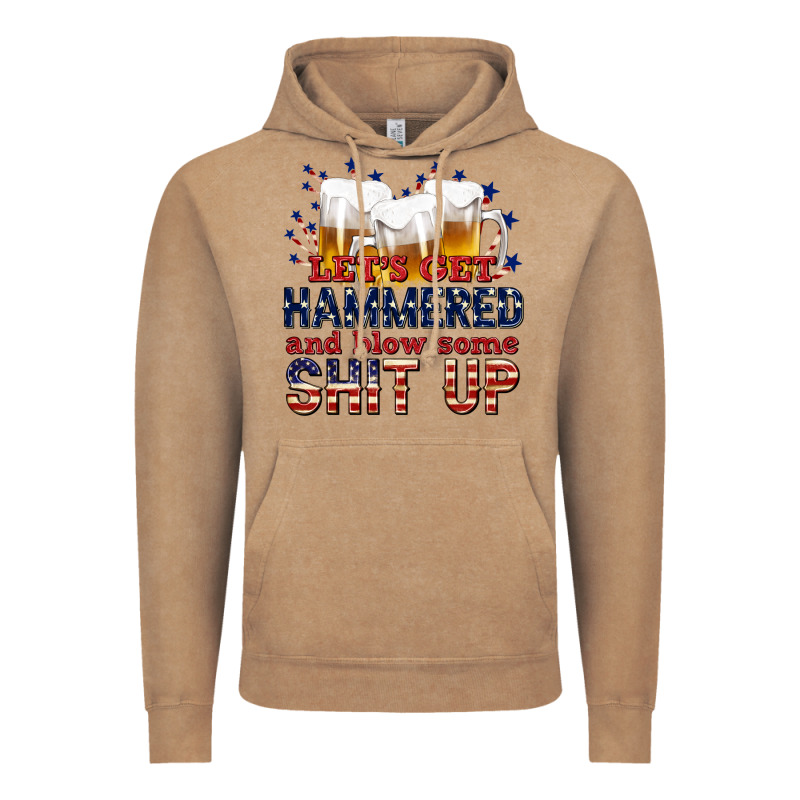 Lets Get Hammered Vintage Hoodie by texasbilliewilder | Teevron