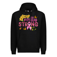 Black pretty strong Premium Hoodie - BundleAndBundleShop