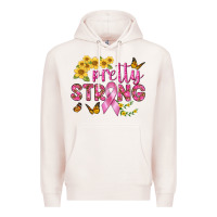 Pale Pink pretty strong Premium Hoodie - BundleAndBundleShop