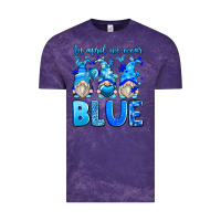 Cloud Purple in april we wear blue autism gnomes Vintage Tee - Zillion Design Studio