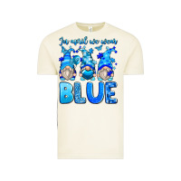 In April We Wear Blue Autism Gnomes Vintage Tee | Teevron