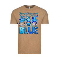 Vintage Coffee in april we wear blue autism gnomes Vintage Tee - Zillion Design Studio