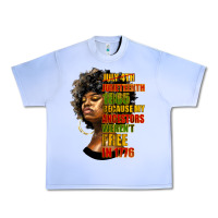 Grape Ice juneteenth 1885 because my ancestors weren't free in 1776 black woman Urban Heavy Tee - HRA Design Shop