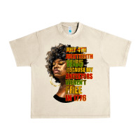 Sandshell juneteenth 1885 because my ancestors weren't free in 1776 black woman Urban Heavy Tee - HRA Design Shop