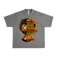 Tornado juneteenth 1885 because my ancestors weren't free in 1776 black woman Urban Heavy Tee - HRA Design Shop