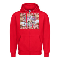 Red spring vibes Zipper Hoodie - Artiststas