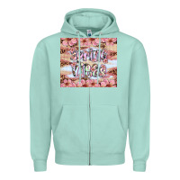 Seafoam spring vibes Zipper Hoodie - Artiststas