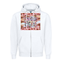 White spring vibes Zipper Hoodie - Artiststas