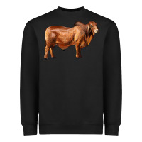 Black brahman bull Heavyweight Sweatshirt - RanaPortraitStore
