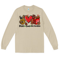 Mushroom peace love  hot chocolate Long Sleeve Tee - AdoDesignShop
