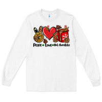 White peace love  hot chocolate Long Sleeve Tee - AdoDesignShop