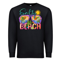Black salty beach Premium Sweatshirt - MaliasSmallBusiness