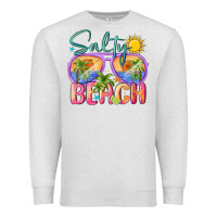 Oatmeal Heather salty beach Premium Sweatshirt - MaliasSmallBusiness