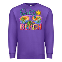 Purple salty beach Premium Sweatshirt - MaliasSmallBusiness
