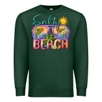 Sports Green salty beach Premium Sweatshirt - MaliasSmallBusiness