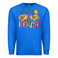 True Royal salty beach Premium Sweatshirt - MaliasSmallBusiness