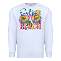 White salty beach Premium Sweatshirt - MaliasSmallBusiness
