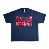 Navy kiss machine Urban Heavy Tee - FaDigitalArtStudio