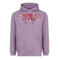 Lavender nurse breast cancer awareness Heavyweight Hoodie - MaliasSmallBusiness