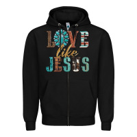 Black love like jesus Zipper Hoodie - Artiststas