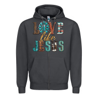 Smoke love like jesus Zipper Hoodie - Artiststas